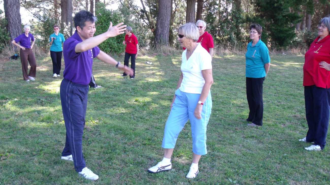 photo Master Tse teaching